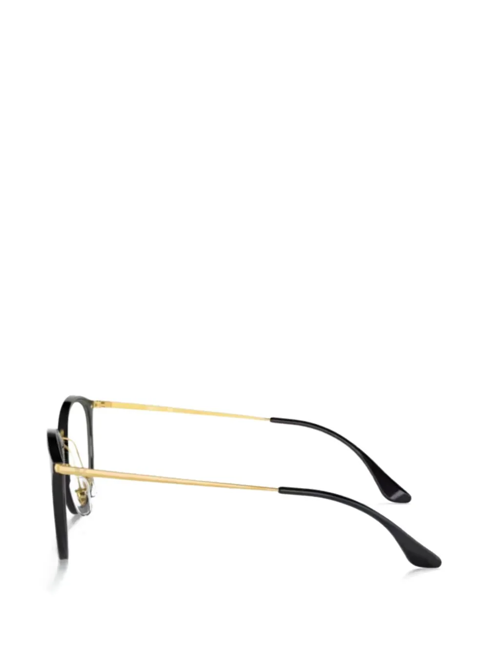  Ray Ban Brille Mit Rundem Gestell   Schwarz 
