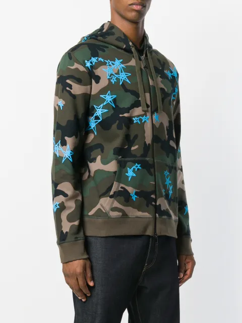 valentino camo sweatshirt