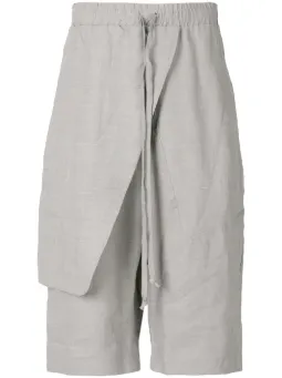 Lost Found Ria Dunn Track Running Shorts For Men Online Wrap Detail Shorts