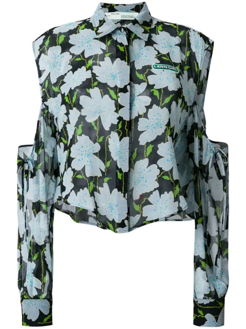 Off-White cropped shirt