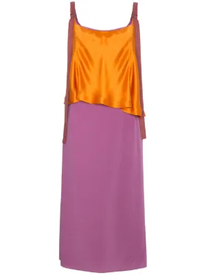 Sies Marjan Ruffle Flared Dress | Pink | FARFETCH