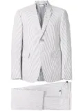 Thom Browne Seersucker Suit With Tie - Grey