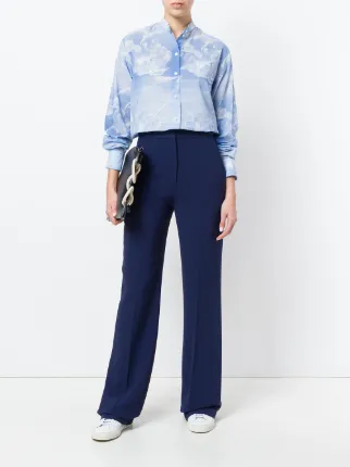 Victoria Beckham Cloud Print Shirt Farfetch Victoria Beckham Cloud Print Shirt