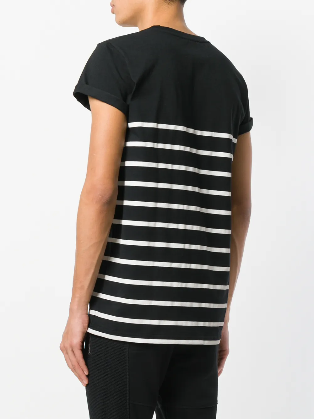 Balmain t-shirt met logoprint Zwart