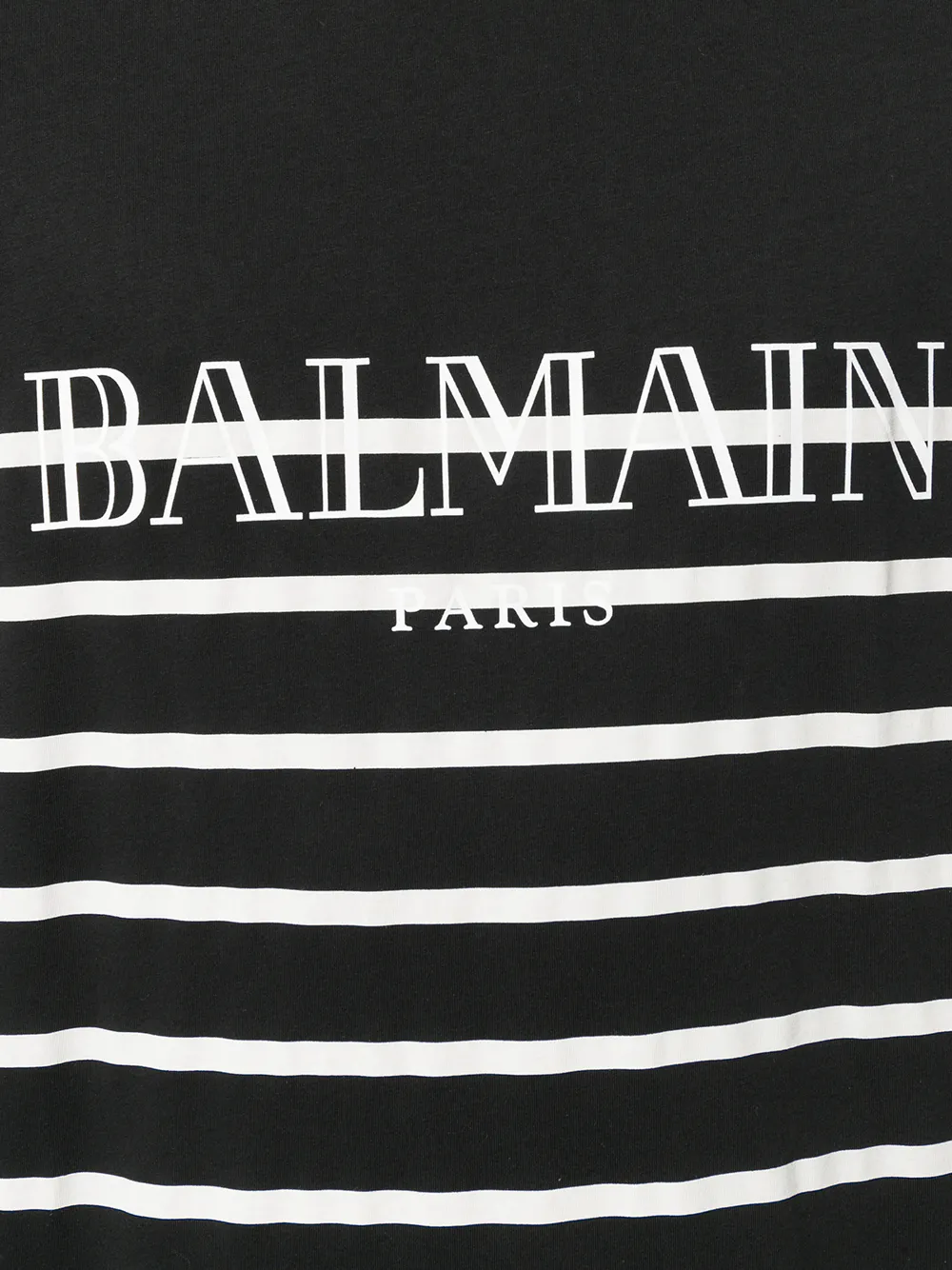 Balmain t-shirt met logoprint Zwart