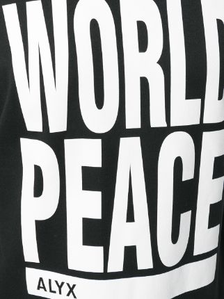 World Peace印花T恤展示图