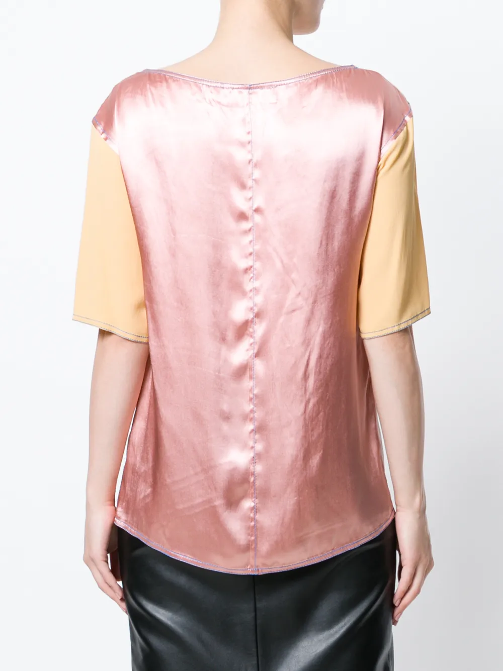 Marni kleur geblokkeerde blouse Roze