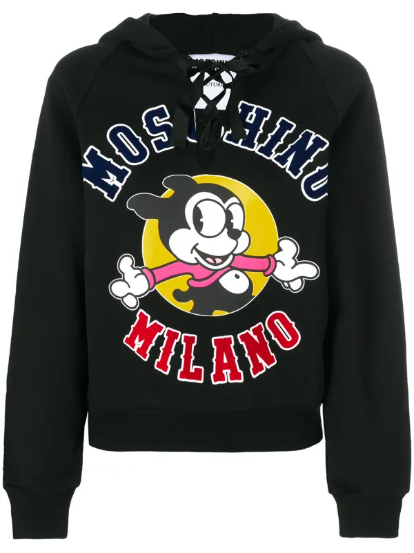 moschino milano hoodie