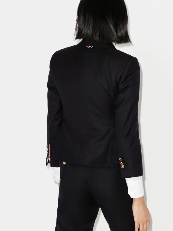 Thom Browne Single Breasted Jacket | Blue | FARFETCH