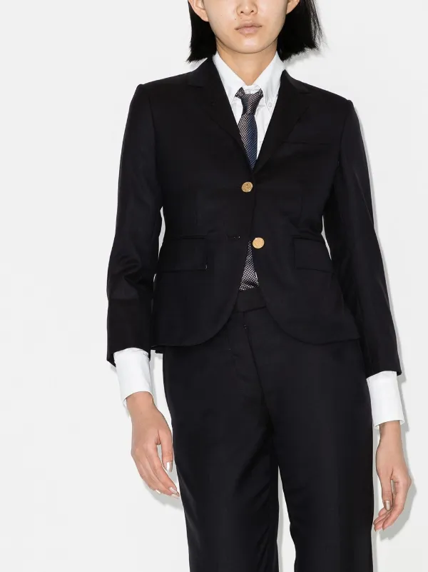 【送料&関税込】Thom Browne Single-breasted Jacket THOM BROWNE - Single-breasted wool jacket | Leam Roma