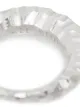 All Blues Fat Snake carved sterling silver ring