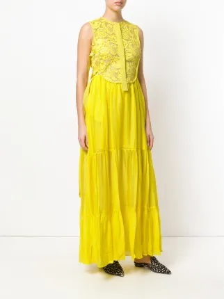 floral lace maxi dress展示图