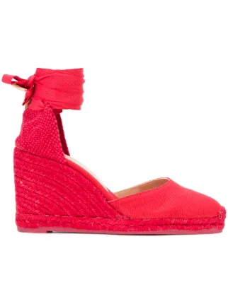 castaner red espadrilles