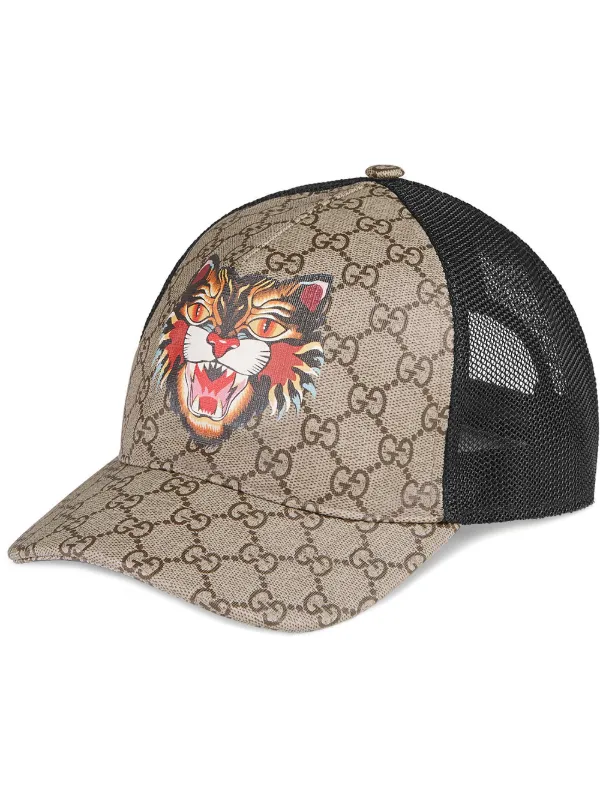 gucci cap angry cat