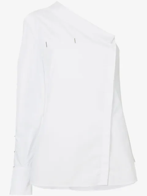 Mugler blouse asymétrique à une épaule