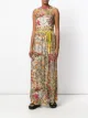 Image 2 of RED Valentino floral embroidery sleeveless maxi dress