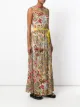 RED Valentino floral embroidery sleeveless maxi dress