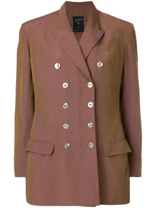 Jean Paul Gaultier Pre Owned Blazer Met Dubbele Rij Knopen Jean Paul Gaultier Pre Owned Blazer Met Dubbele Rij Knopen