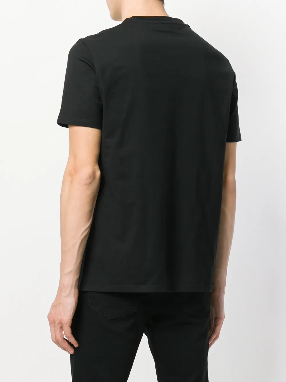Neil Barrett Gerafeld T-shirt met tekst Zwart