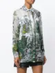 Alberta Ferretti long sleeved gardenia blouse