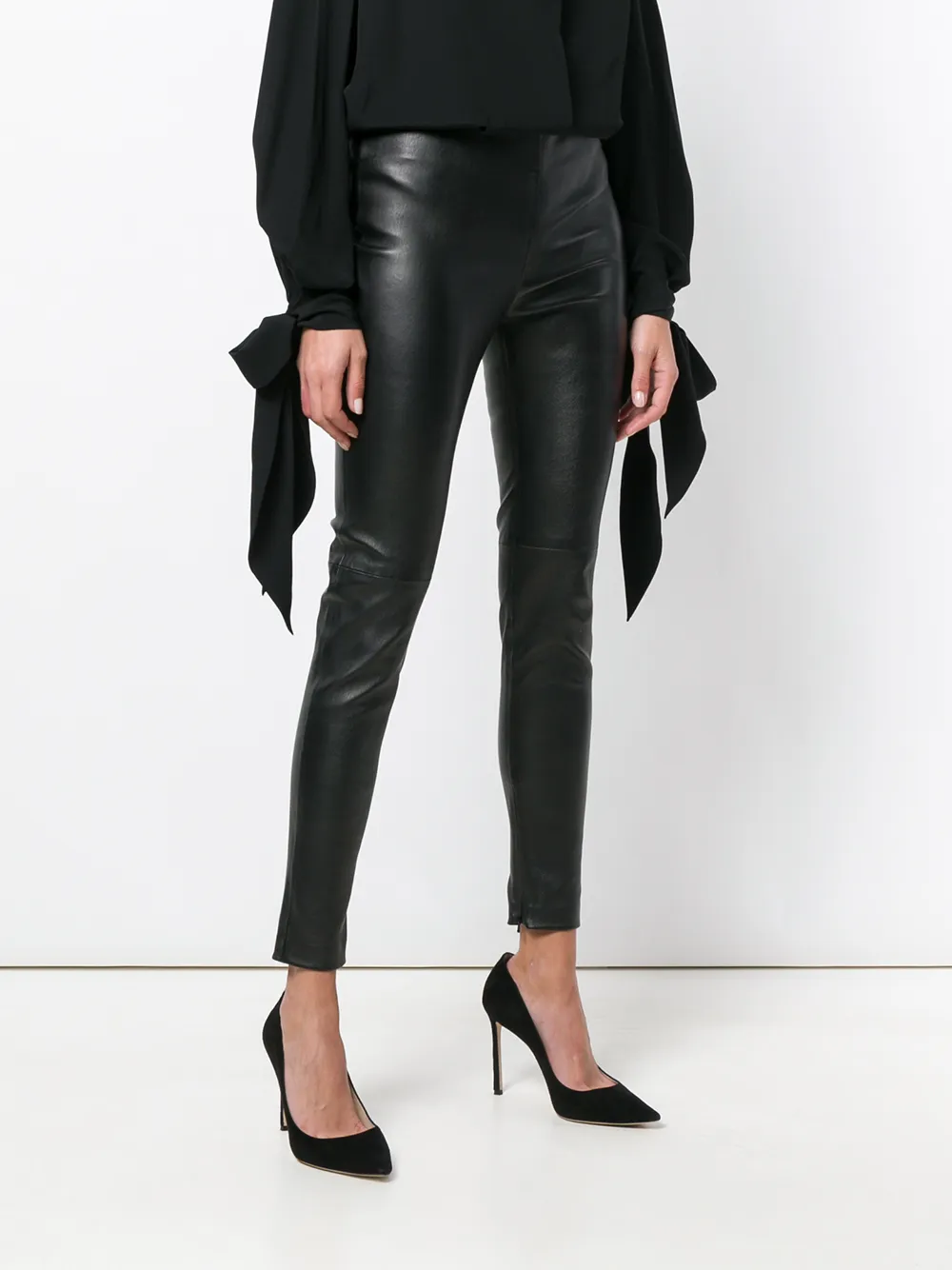 Givenchy skinny biker jeans Zwart