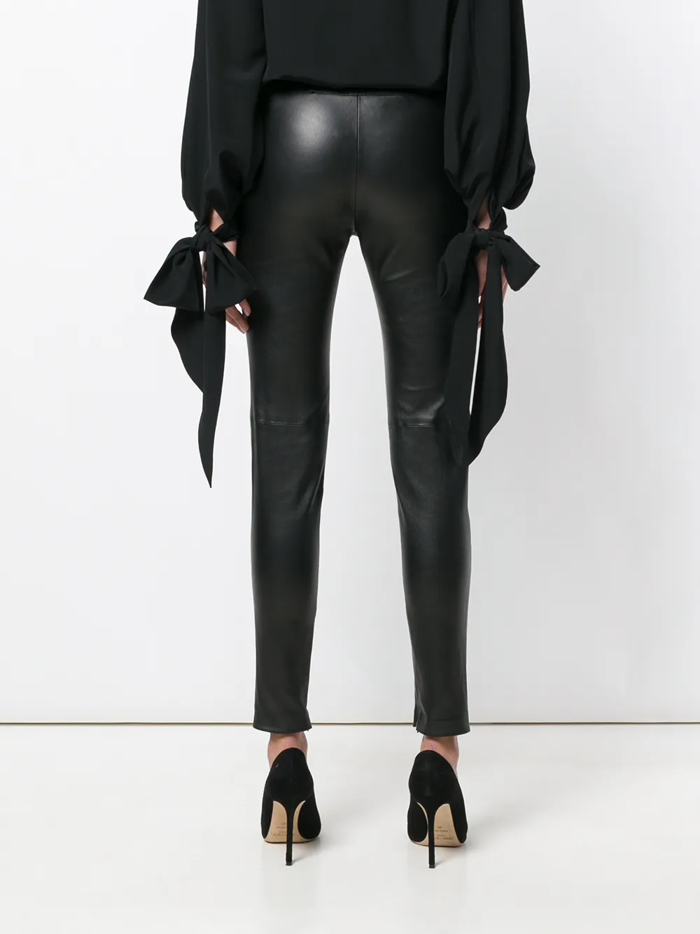 Givenchy skinny biker jeans Zwart