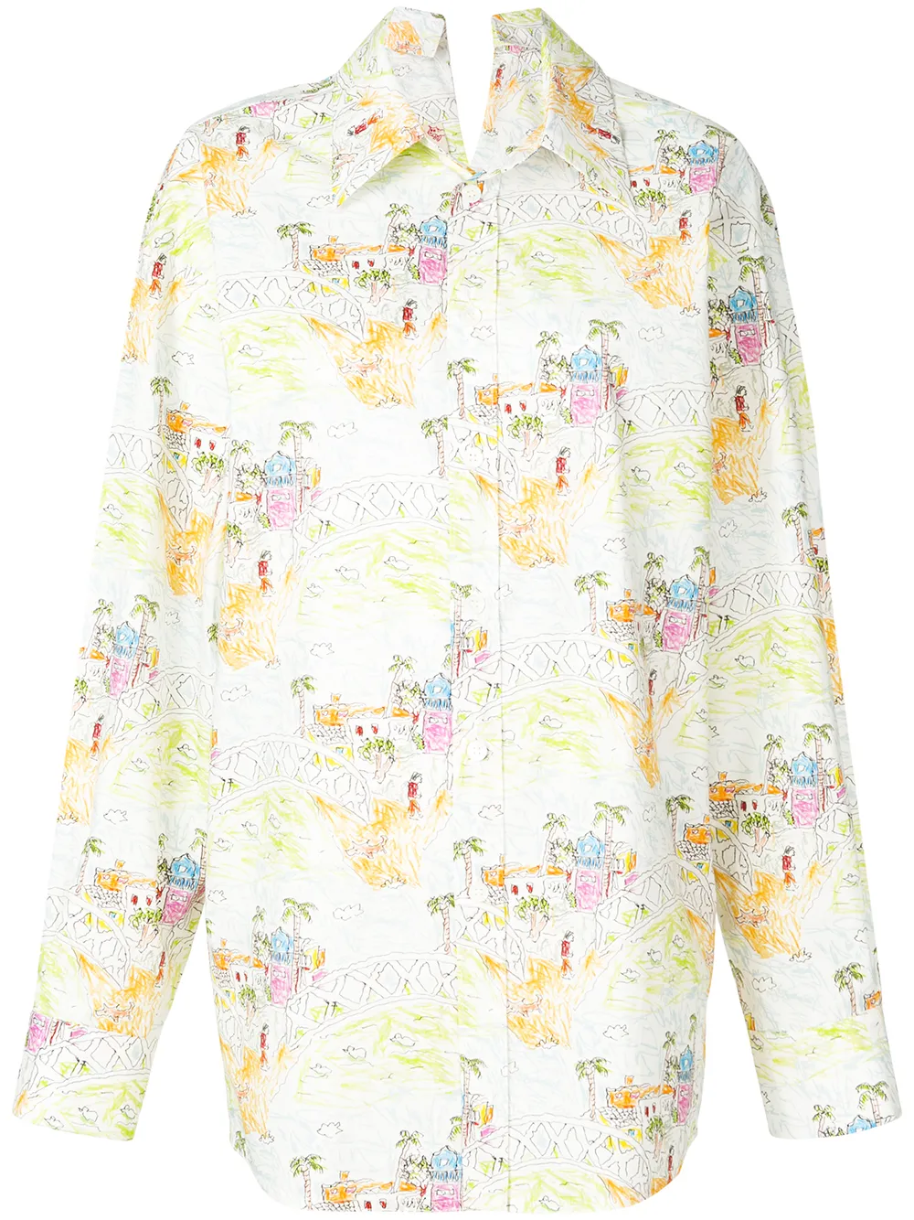 Marni Oversized Floral Shirt - Farfetch