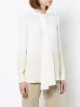 Derek Lam Long Sleeve Bicolor Blouse with Neck Ties