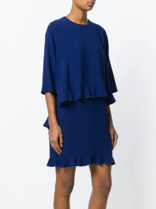 Stella Mccartney Ruffle Trim Dress Farfetch Stella Mccartney Ruffle Trim Dress