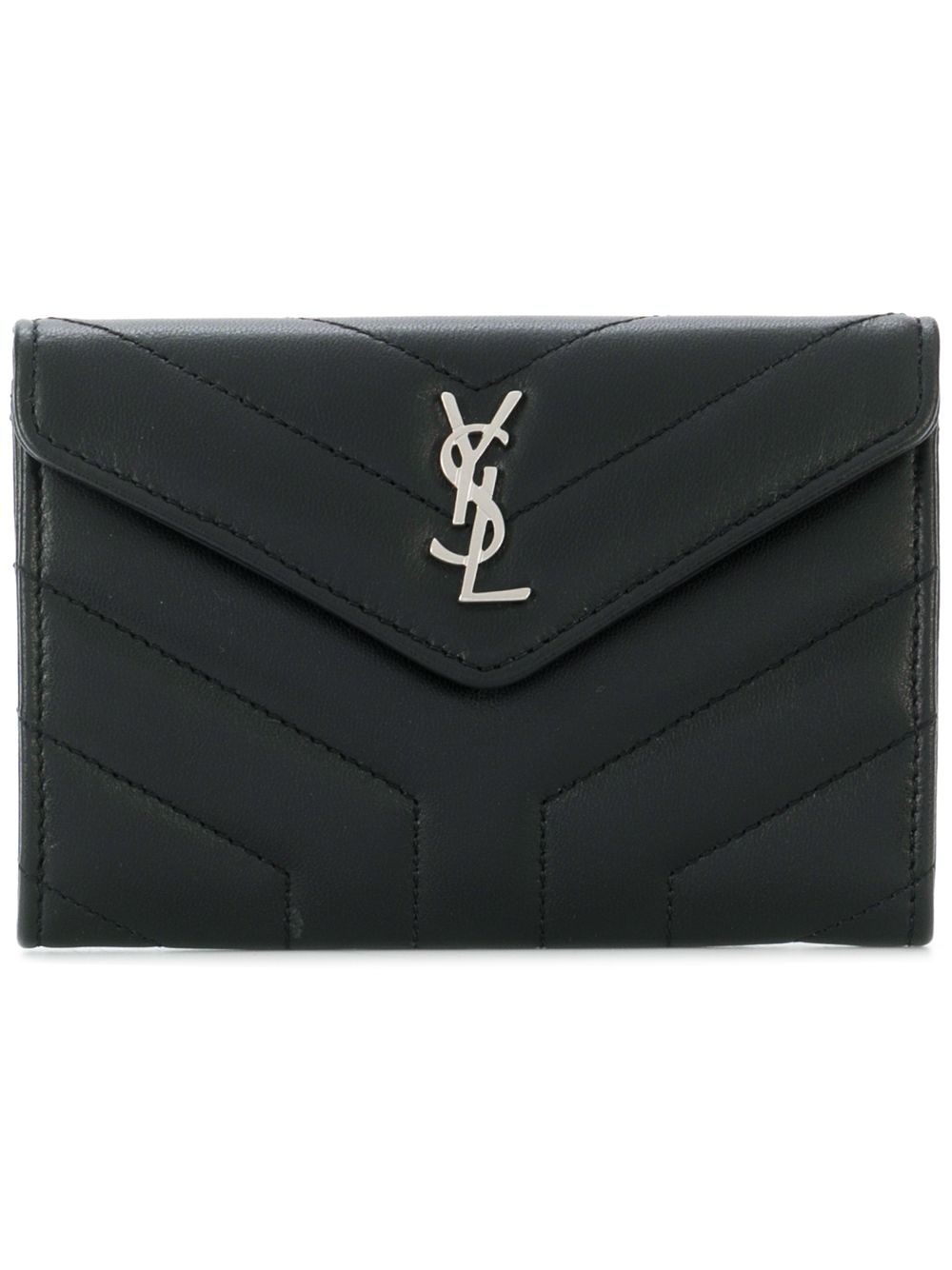 фото Saint Laurent стеганый кошелек Monogram