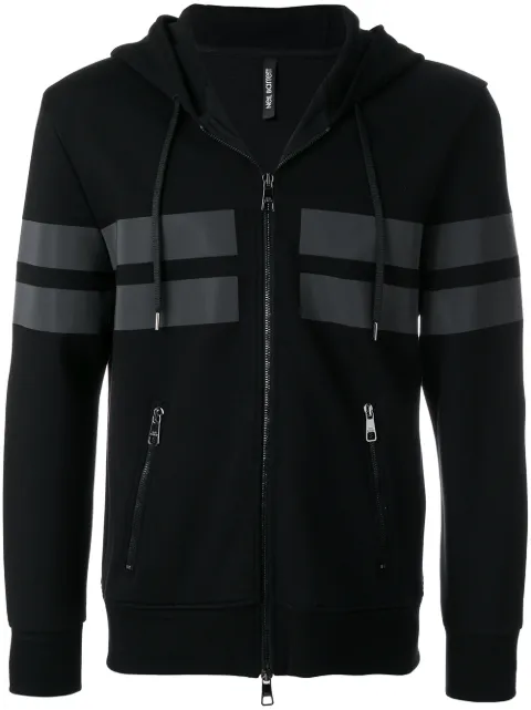 Neil Barrett panelled hoodie