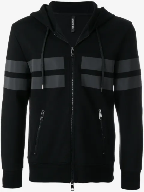 Neil Barrett Kapuzenpullover mit Einsätzen