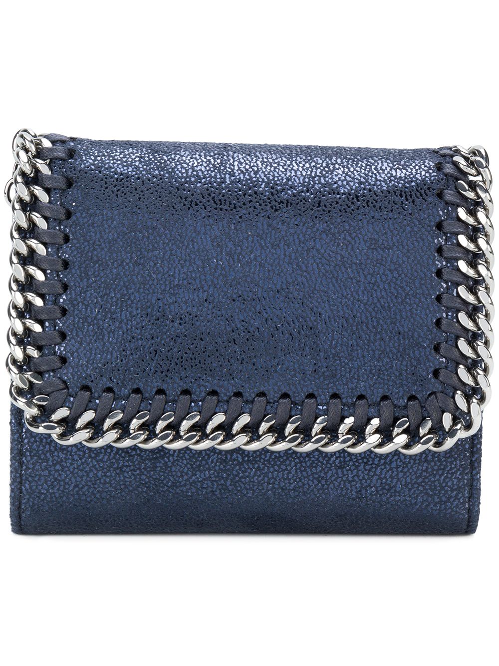 Stella McCartney whipstitch wallet Blauw