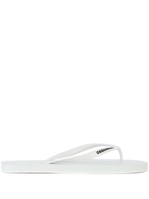 Dsquared2 branded flip-flops