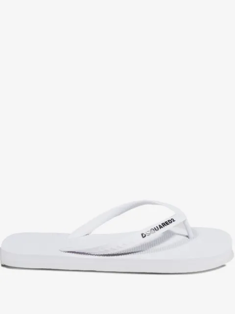 DSQUARED2 flip flops con logo