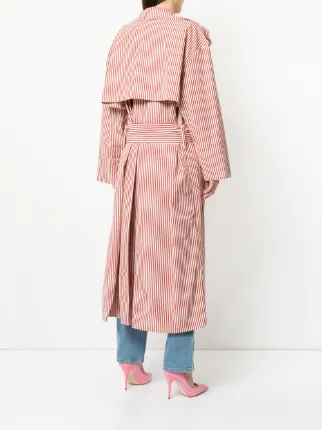 striped trench coat展示图