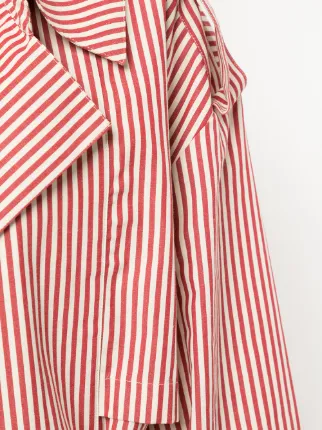 striped trench coat展示图