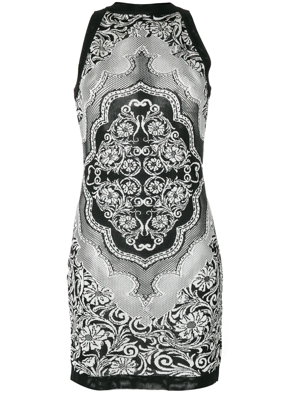 Balmain jacquard lace dress | Black | Image 1