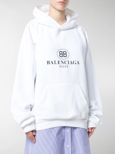 balenciaga mode white hoodie