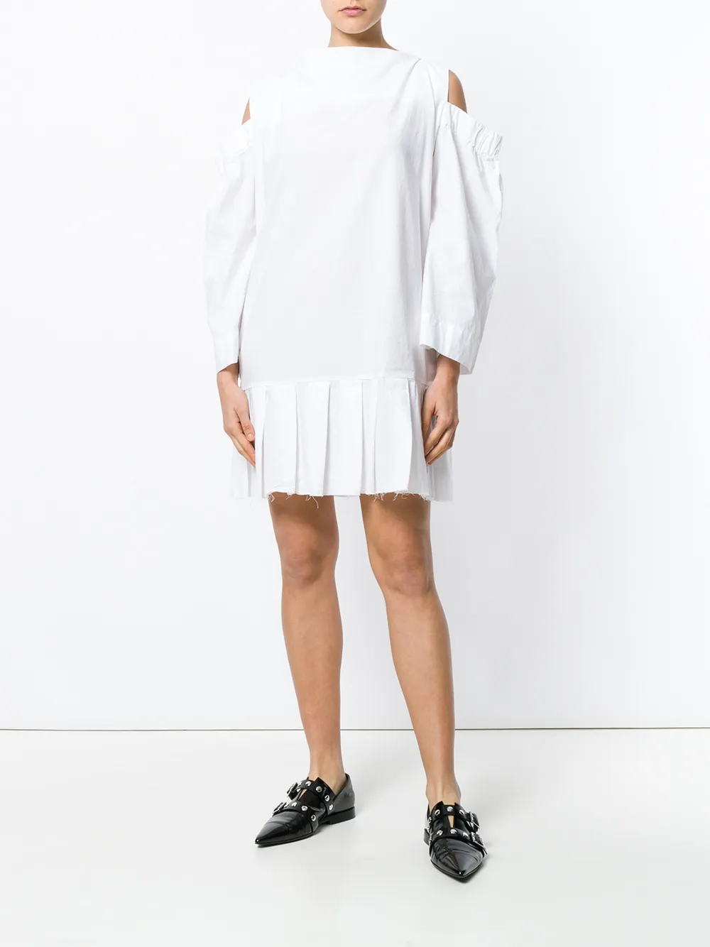 Imagen principal de producto de Vivienne Westwood Anglomania vestido con hombros caÃdos - Blanco - Vivienne Westwood Anglomania