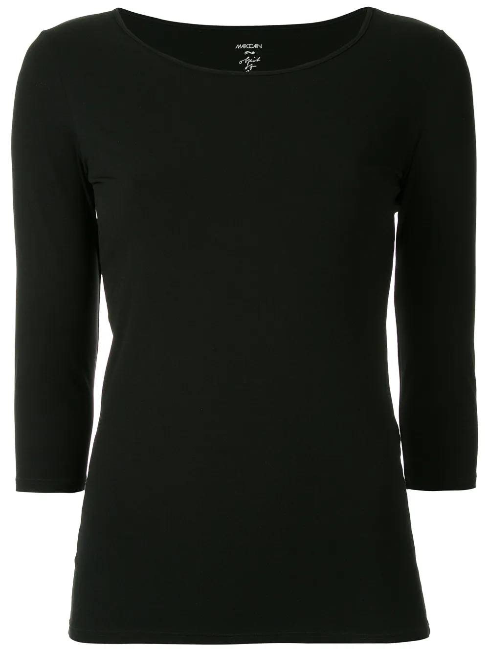 MARCCAIN T-shirt con maniche a 3/4 - Nero