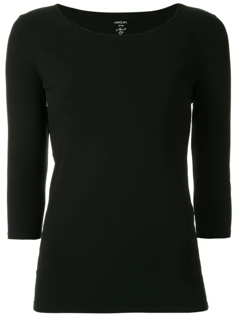 MARCCAIN playera de manga tres cuartos