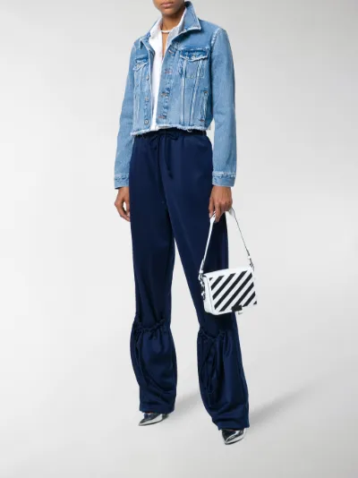 Off-White flower shop denim jacket blue 
