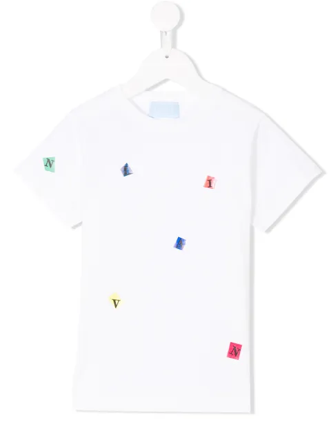 Lanvin Enfant multi logo print T-shirt