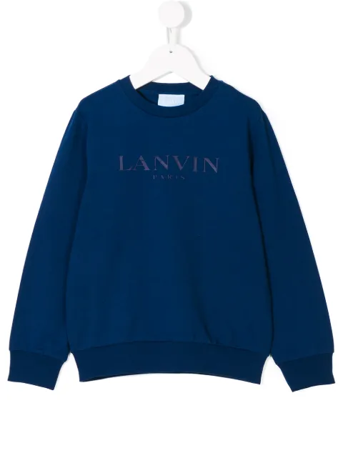 Lanvin Enfant logo print sweatshirt