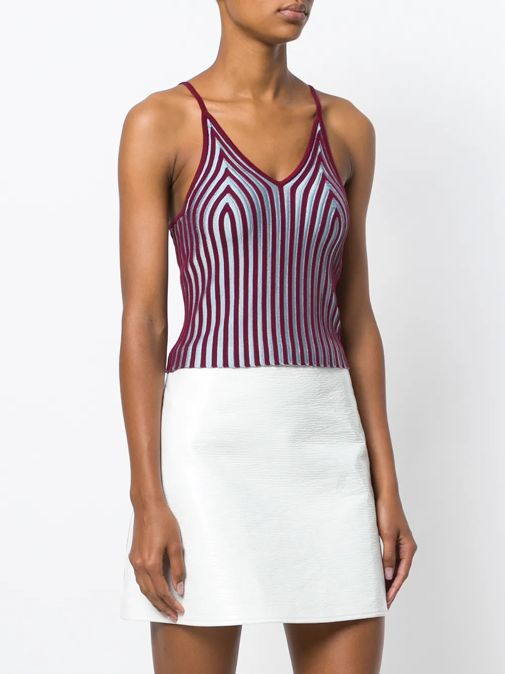  Kenzo Tanktop Mit Streifen   Rot 