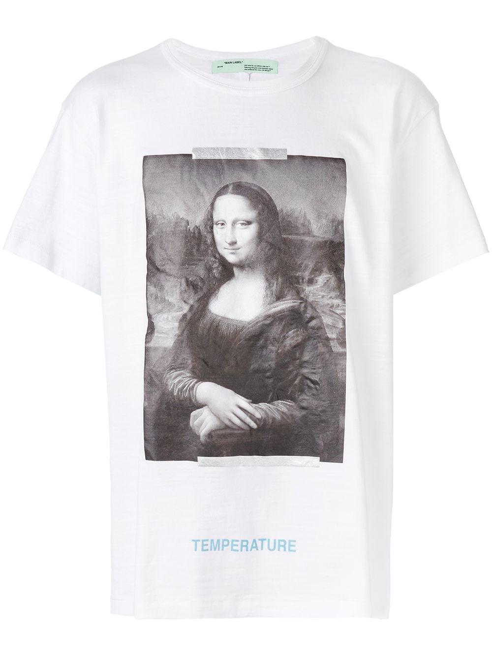 Off-White Mona Lisa arrows T-shirt Wit