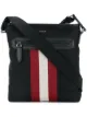 Image 1 of Bally stripe detail logo shoulder bag