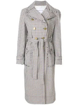 Trench coat xadrez