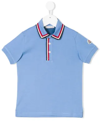 moncler blue polo shirt moncler blue polo shirt